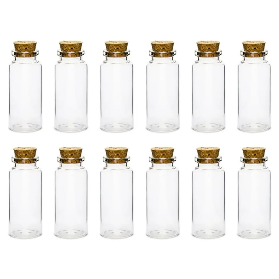 Glasflaske med Korklåg