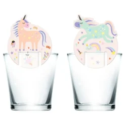 Glasmarkører Unicorns & Rainbows