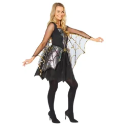 Glitrende Edderkopkjole Kostume