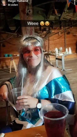 Glitrende Sølvparyk