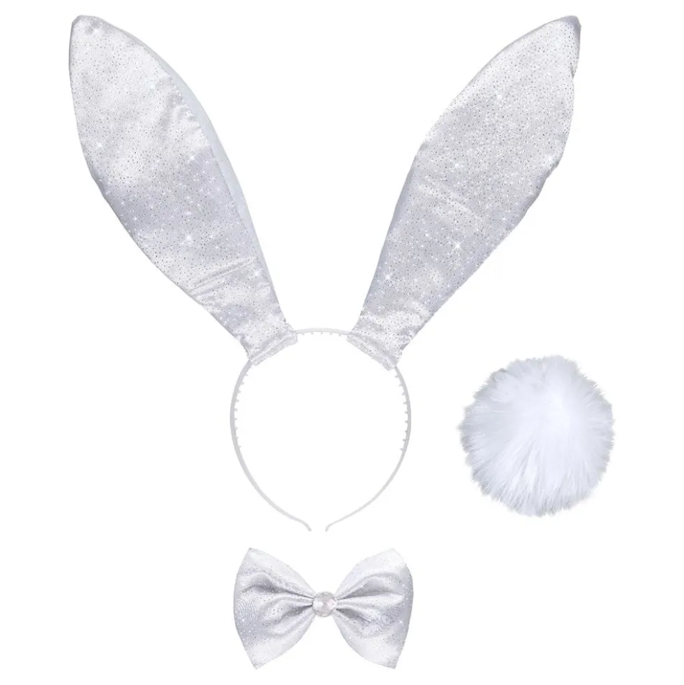 Glitterbunny Hvidt Tilbehørssæt