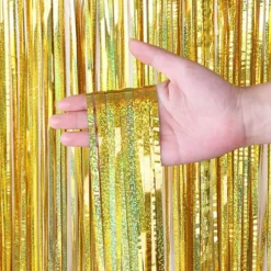 Glitterdraperi Holografisk