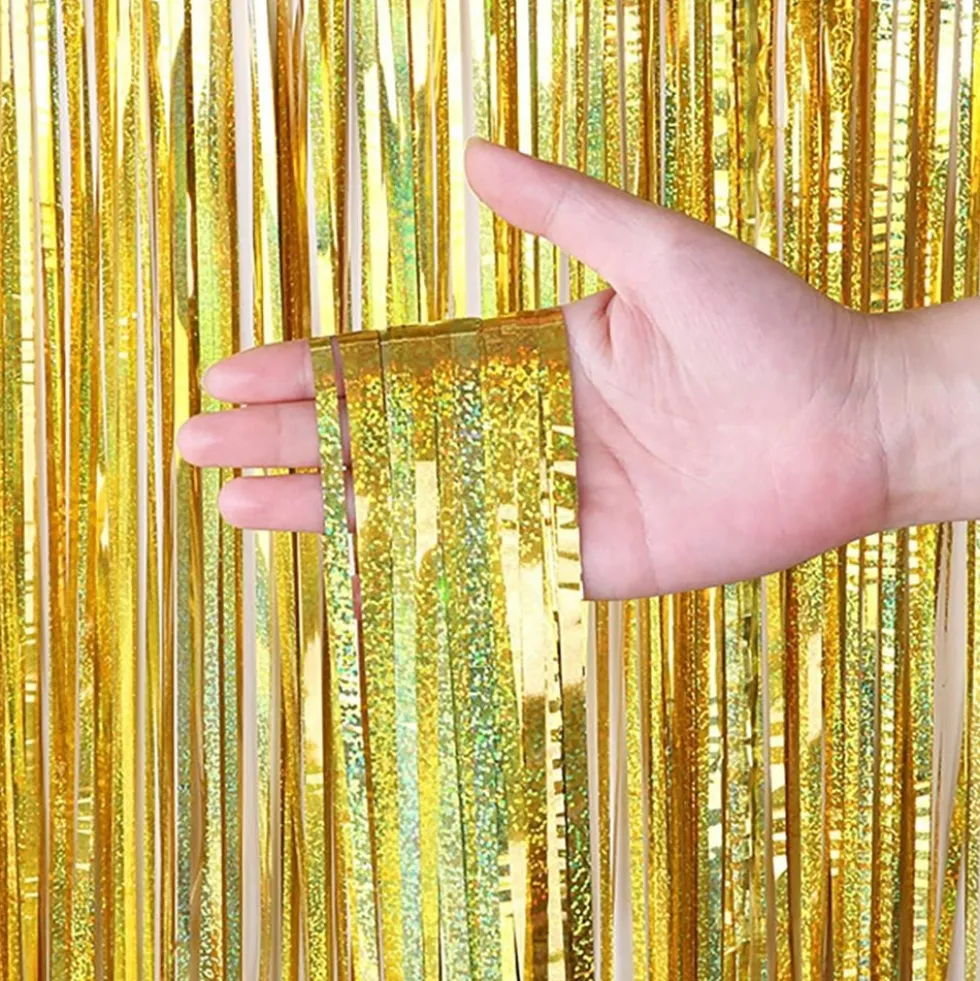 Glitterdraperi Holografisk
