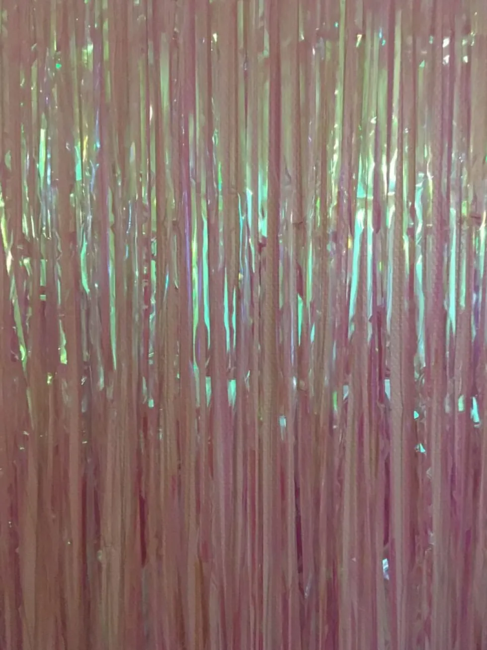 Glittergardin Farvestrålende