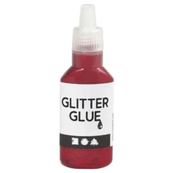 Glitterlim på Flaske