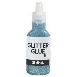 Glitterlim på Flaske