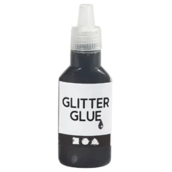 Glitterlim på Flaske