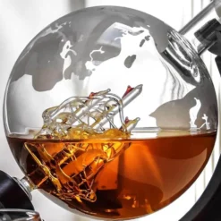 Globuskaraffel med Glas Deluxe Sæt