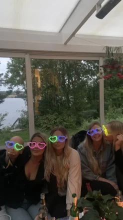 Glowstickbriller Hjerte