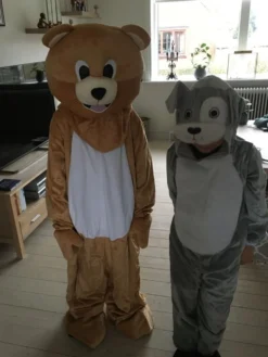 Grå Hund Børnekostume