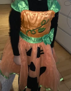 Græskarkjole Børnekostume