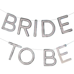 Guirlande Bride to Be Sølv
