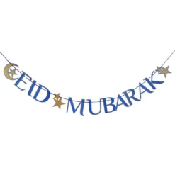 Guirlande Eid Mubarak Navy