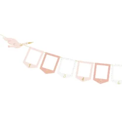 Guirlande Fotorammer Baby Roséguld
