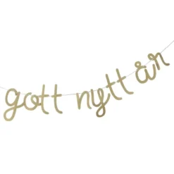Guirlande Godt Nytår Guld