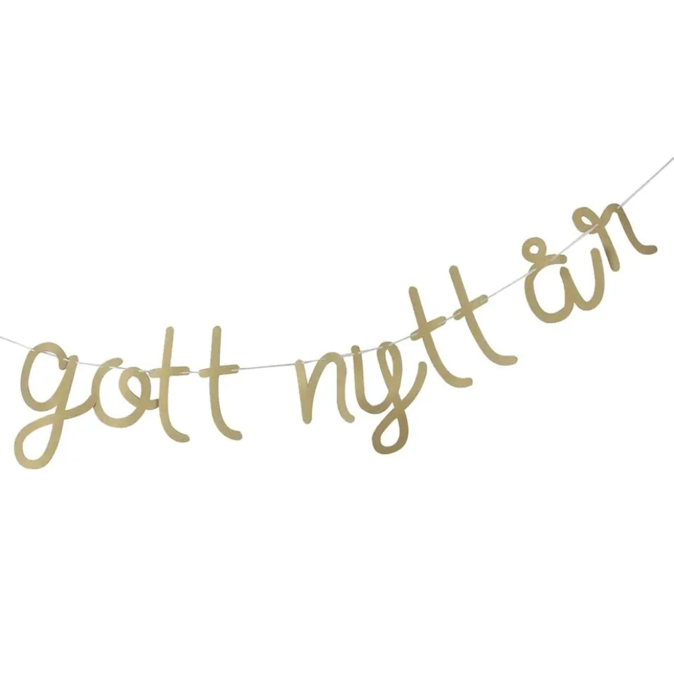 Guirlande Godt Nytår Guld