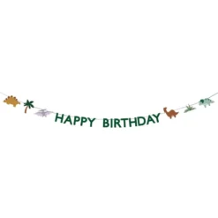 Guirlande Happy Birthday Dino