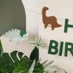 Guirlande Happy Birthday Dino