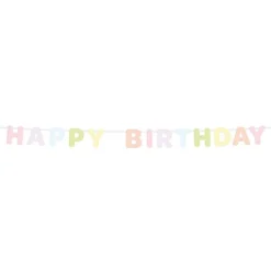 Guirlande Happy Birthday Dreamy Pastel