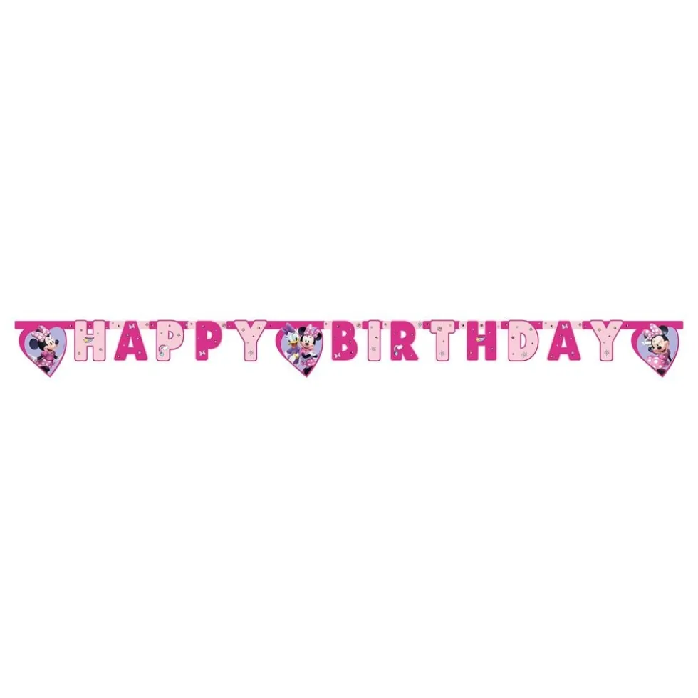 Guirlande Happy Birthday Minnie Mouse