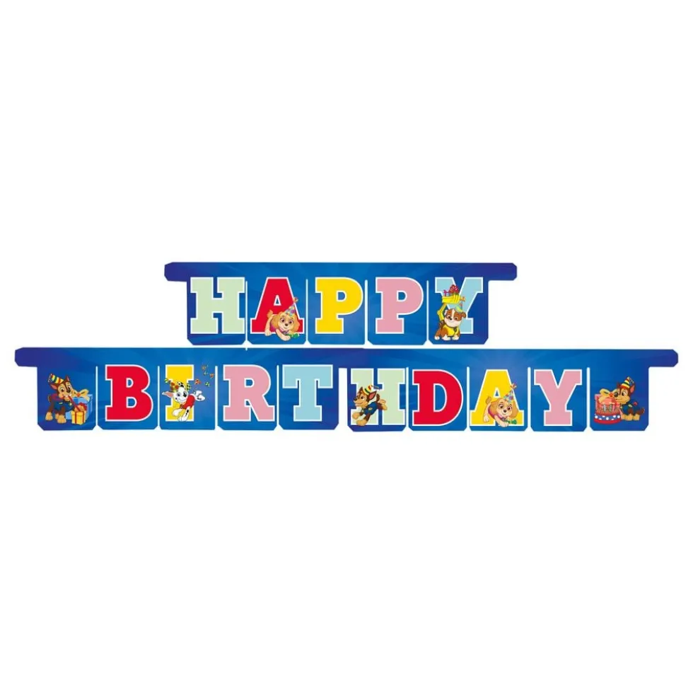 Guirlande Happy Birthday Paw Patrol™ Party