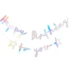 Guirlande Happy Birthday To You Farveskinnende