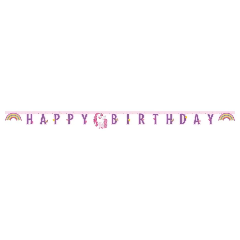 Guirlande Happy Birthday Unicorn
