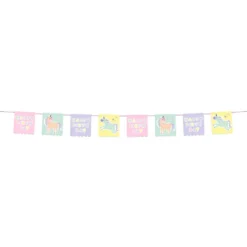 Guirlande Happy Birthday Unicorns & Rainbows