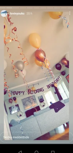 Guirlande Happy Fucking Birthday