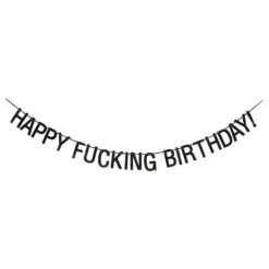 Guirlande Happy Fucking Birthday
