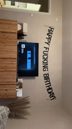 Guirlande Happy Fucking Birthday