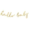 Guirlande Hello Baby Guld Metallic