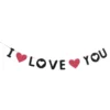 Guirlande I Love You med Hjerter