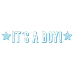 Guirlande It's a Boy Blå