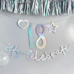 Guirlande Let's Celebrate Personlig Farveskinnende