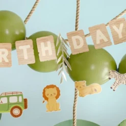 Guirlander Happy Birthday Safari Party