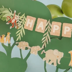 Guirlander Happy Birthday Safari Party