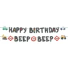 Guirlander Happy Birthday Vejarbejde