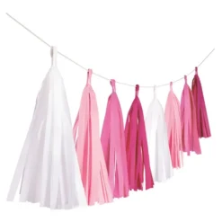 Guirlande Tassel Lyserød DIY