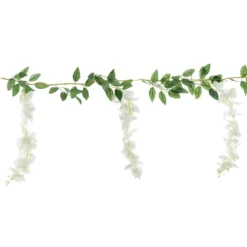 Guirlande Wisteria med Blomster