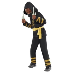 Guld Ninja Børnekostume