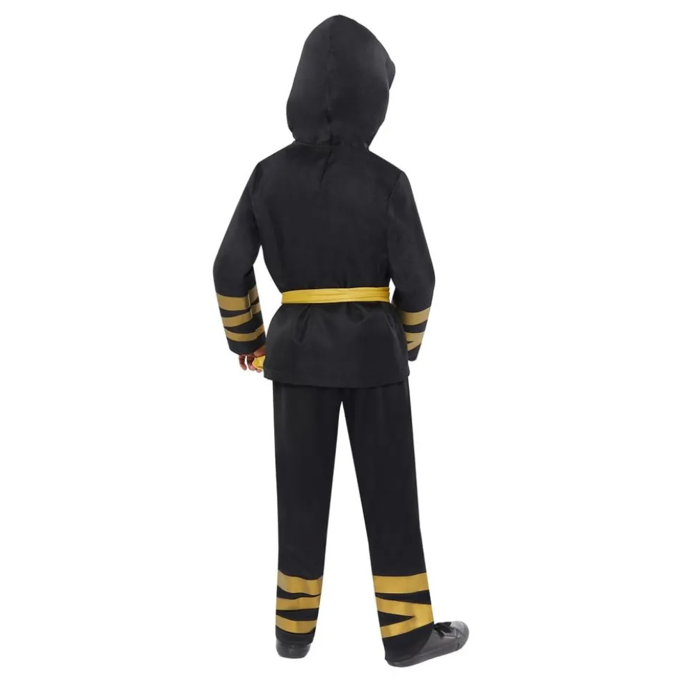 Guld Ninja Børnekostume