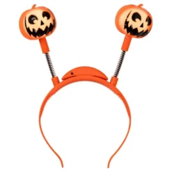 Halloween Hårbøjle med Græskar LED