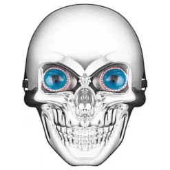 Halloweenmaske med slik