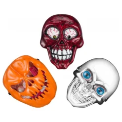 Halloweenmaske med slik