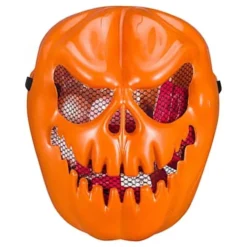 Halloweenmaske med slik