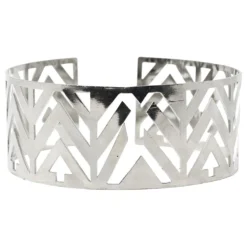 Halskæde Choker Futuristisk Sølv