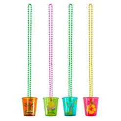 Halskæde Hawaii med Shotglas