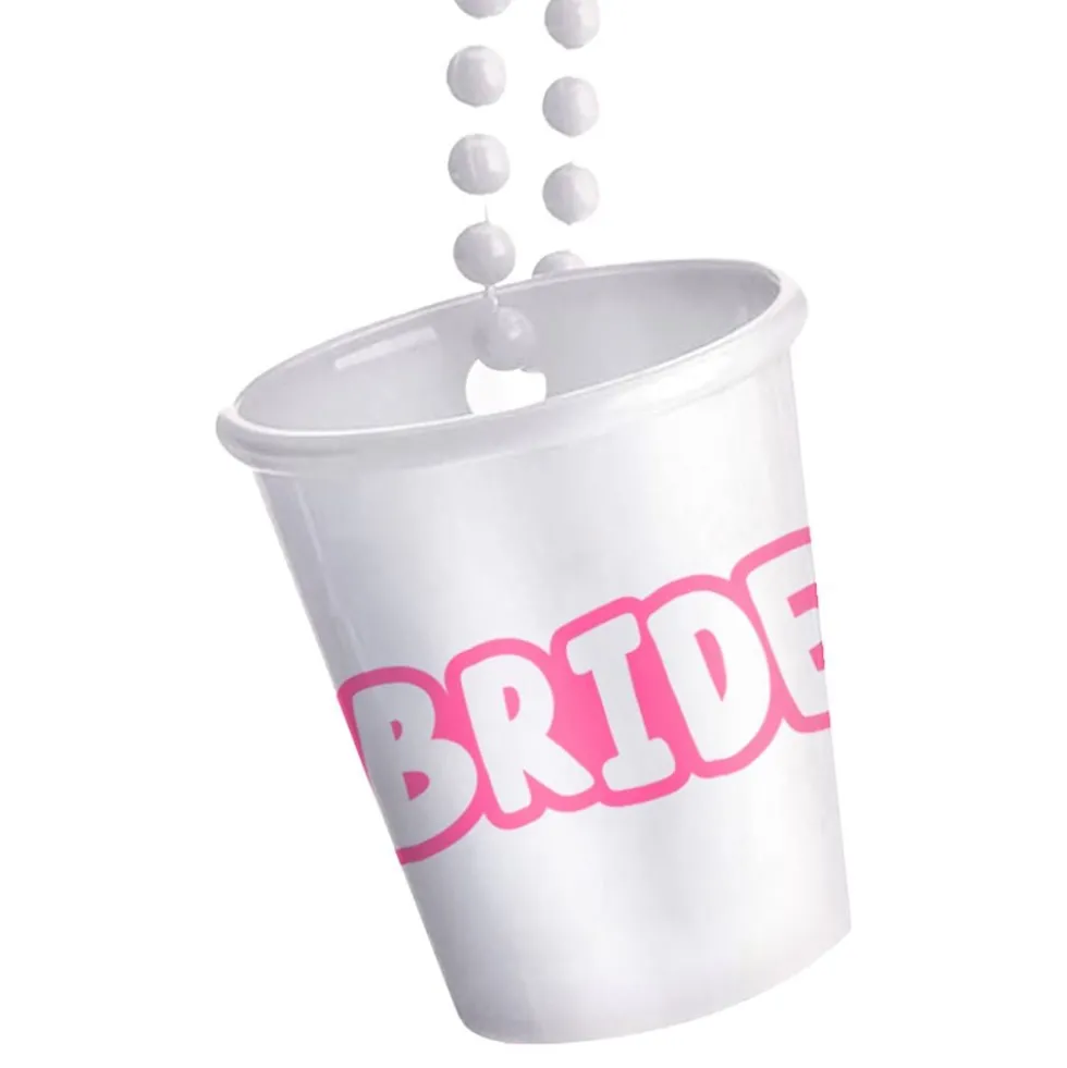 Halskæde med Shotglas Bride