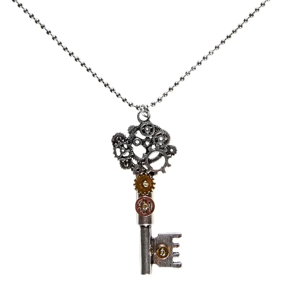 Halskæde Steampunk Nøgle